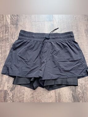 SPYDER Men's Black Performance 2-in-1 Running Shorts Size Small
